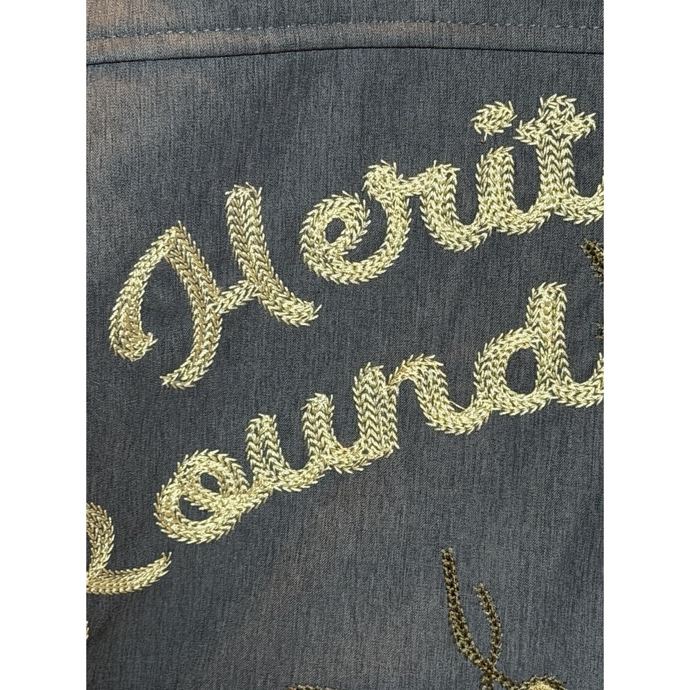 Ariat Team Heritage Softshell Full Zip Jacket Embroidered Western Cowgirl XL 248 - Picture 10 of 12